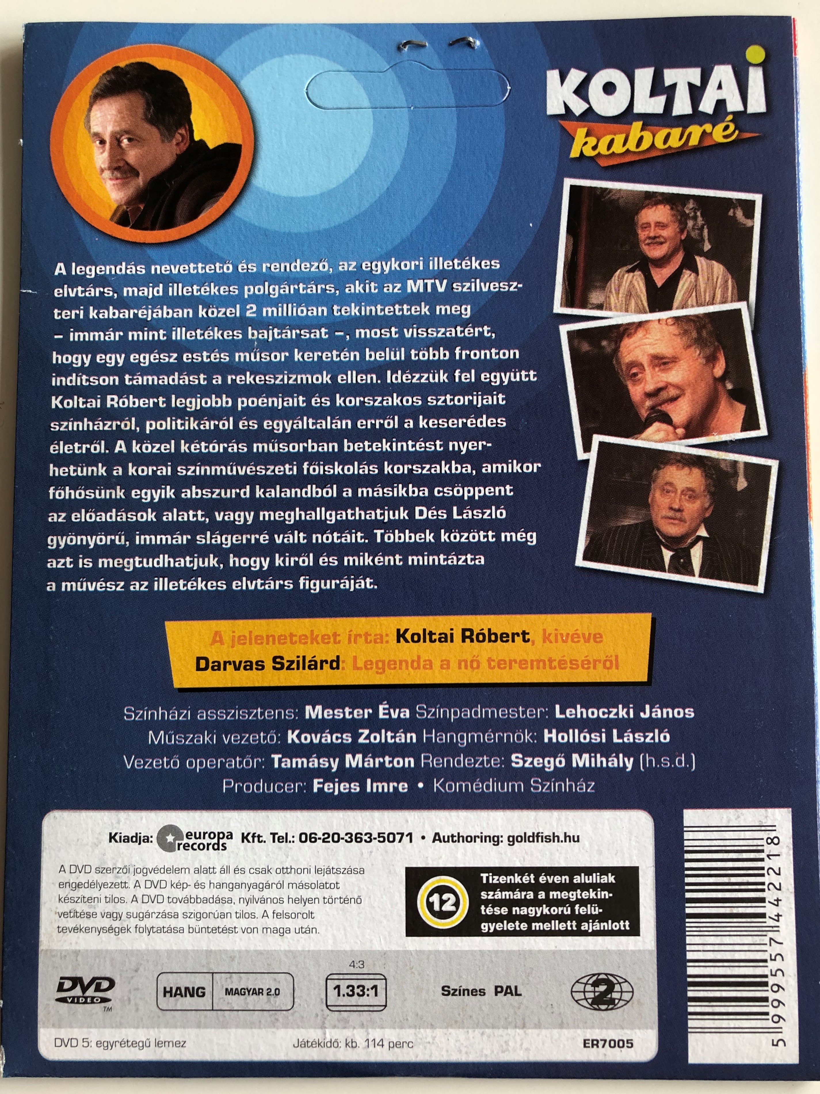 Koltai Cabaret - Koltai kabaré DVD 2007 1.JPG